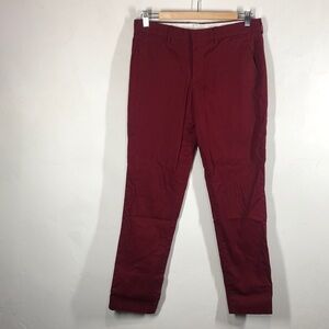 Express Innovator red dress pants size 29x30